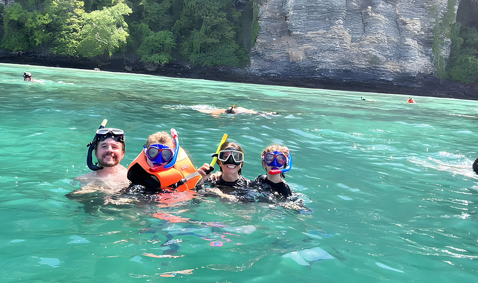 snorkeling at Pileh Lagoon with Koh Lanta Tours