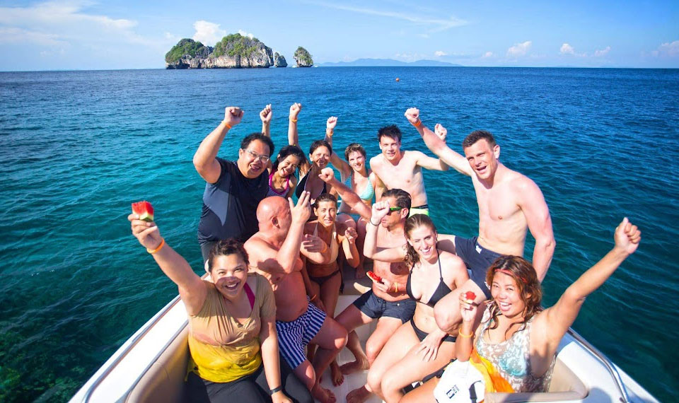 koh rok koh haa speedboat tour