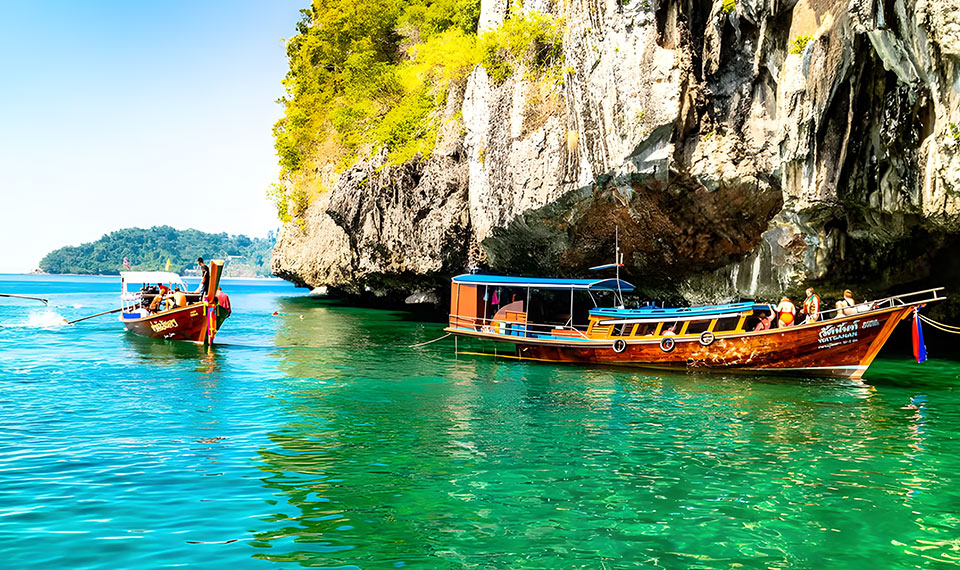 koh lanta longtail boat tour 4 islands