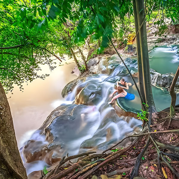 Koh Lanta to hot springs, emerald pool and Lanta Elephant sanctuary