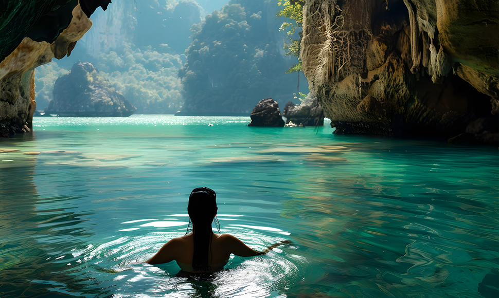 Koh Lanta emerald cave private speedboat