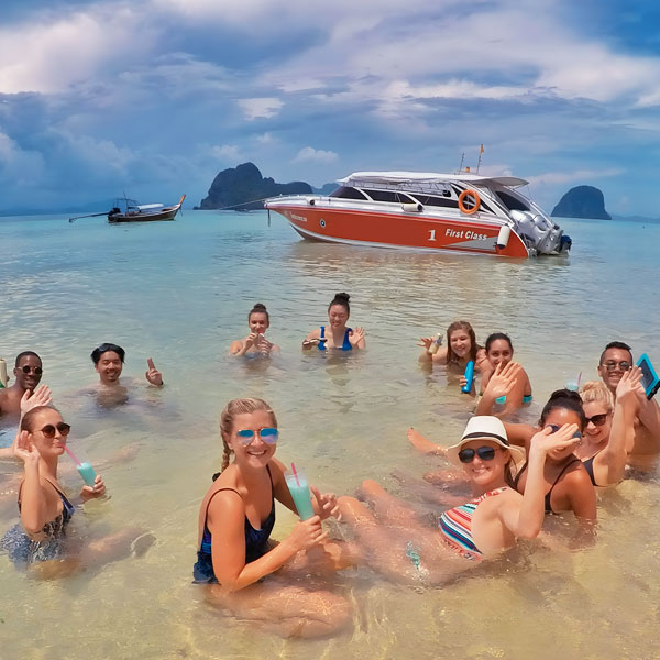 private speedboat charter koh lanta to koh rok koh haa