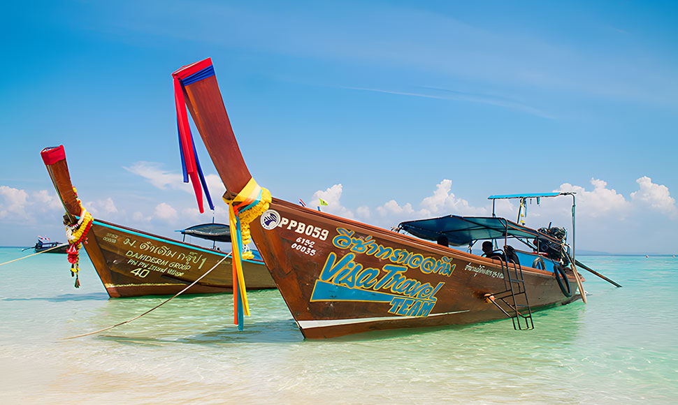private tour from lanta to phi phi longtailboat